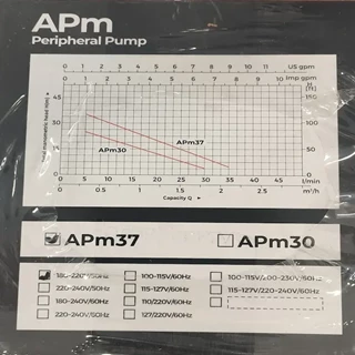 پمپ آب نیم اسب محیطی لئو مدل APm37
